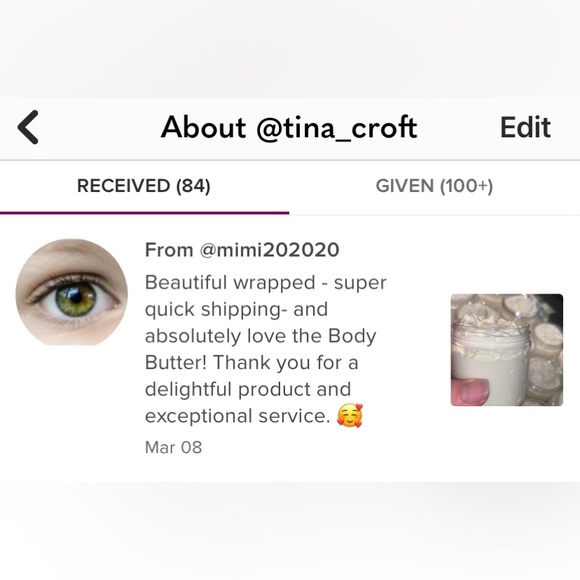 LAST ONE Fresh ROSE Whipped Body Butter Hand Made Small Batches - Picture 8 of 15